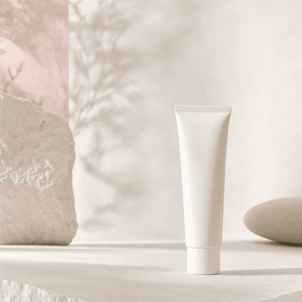 Daylight SPF 40 mineral fluid bottle on a clean porcelain pedestal